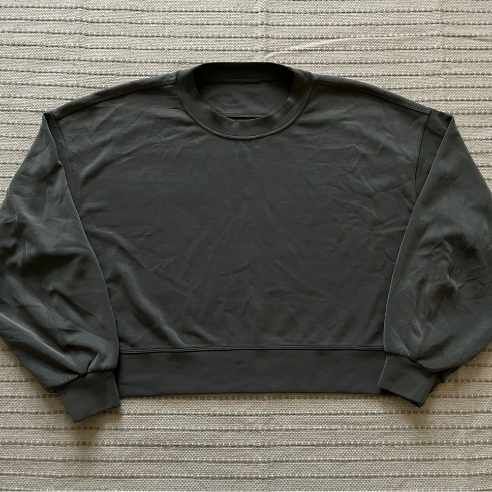 lululemon athletica Black Crewneck Sweatshirt